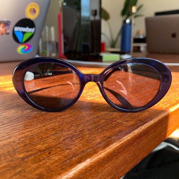 Oliver People x The Row Parquet Navy SUNGLASSES - Picture 5 of 8